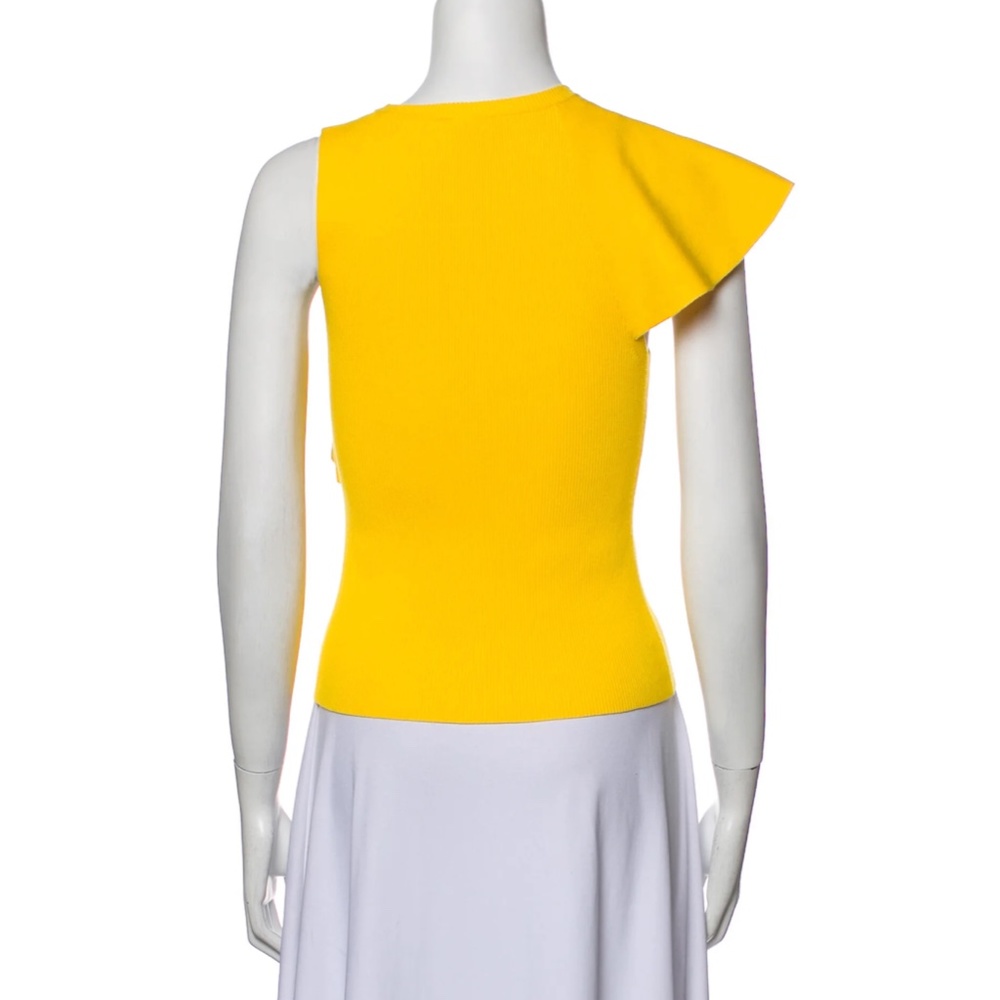 A.L.C. Yellow Ruffle Top - Picture 3 of 4